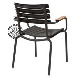 Siyah Rebeca Kollu Bahçe Sandalyesi