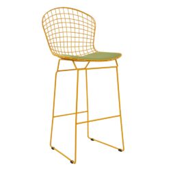 Delux Bar Sandalye Sarı