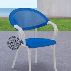 Figo Fileli Bahçe Sandalye Mavi