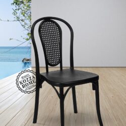 Santos-R Bahçe Sandalye Siyah